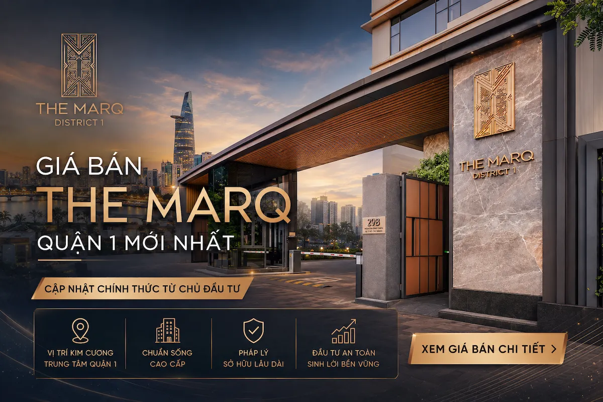 Giá bán The Marq Quận 1 mới nhất